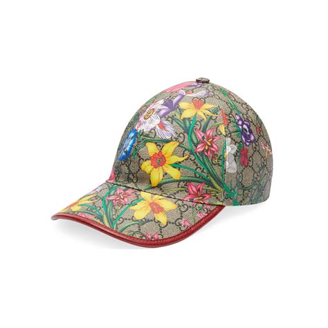 gucci flora baseball hat|gucci baseball cap women's.